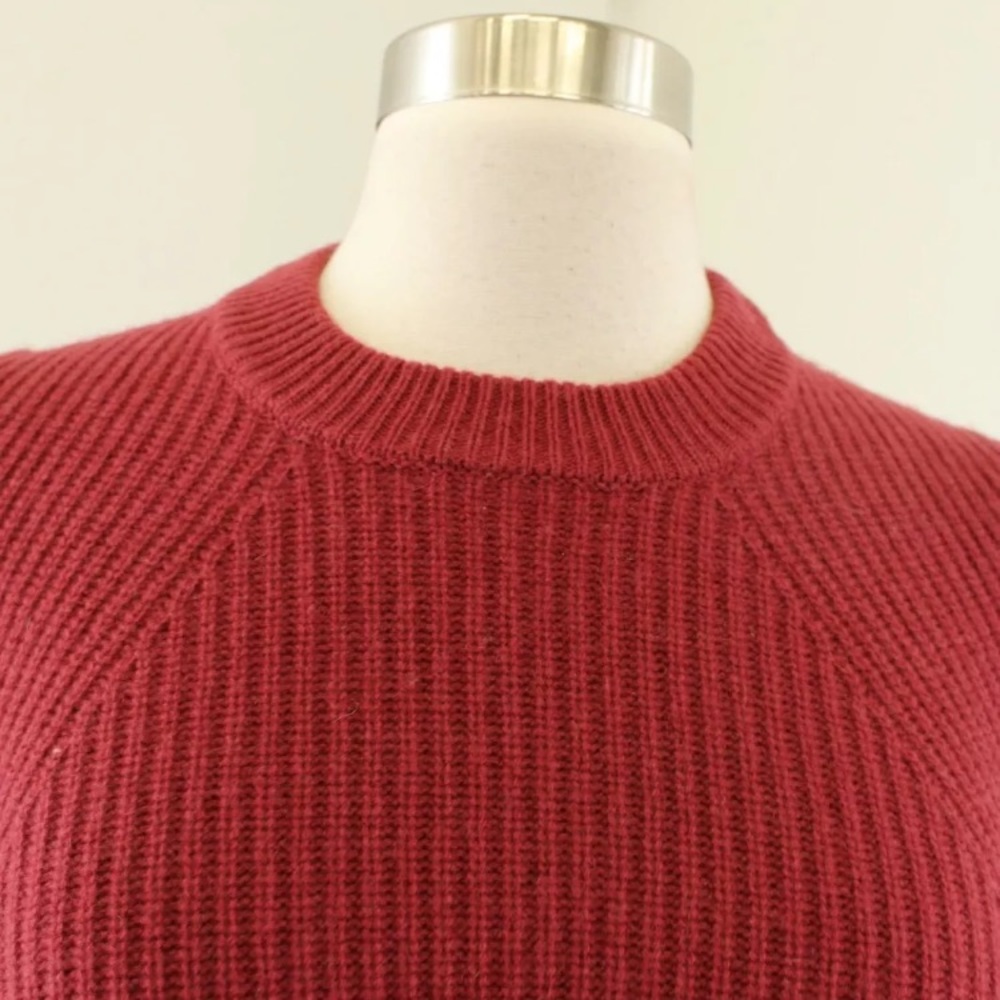 NWT Ann Taylor Rust Red Crewneck Sweater - Picture 3 of 7